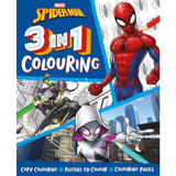 Marvel Spiderman 3in1 colouring book GOODS M&S   