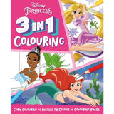 Disney Princess 3in1 Colouring book GOODS M&S   