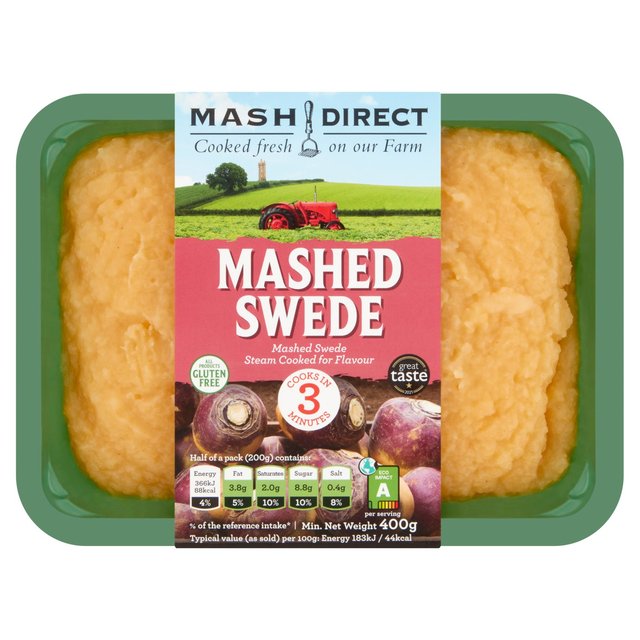 Mash Direct Mashed Swede   400g GOODS M&S   