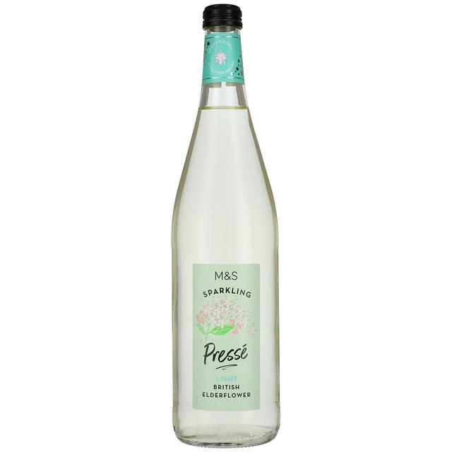 M&S Sparkling Light British Elderflower Presse   750ml