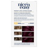 Clairol Nice'n Easy Creme Permanent Hair Dye 3RV Darkest Burgundy Violet GOODS M&S   