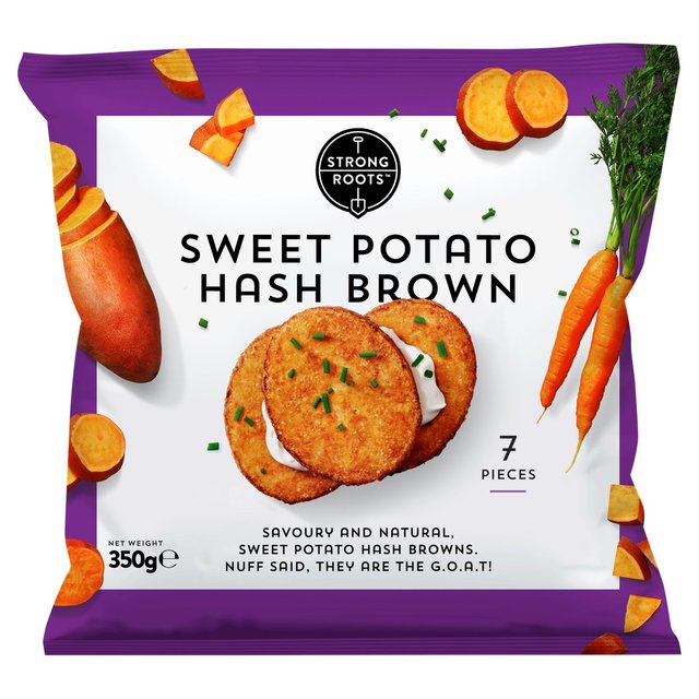 Strong Roots Sweet Potato Hash Browns   350g