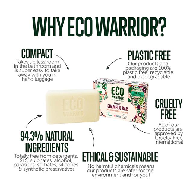 Eco Warrior Dry Hair Shampoo Bar   100g GOODS M&S   