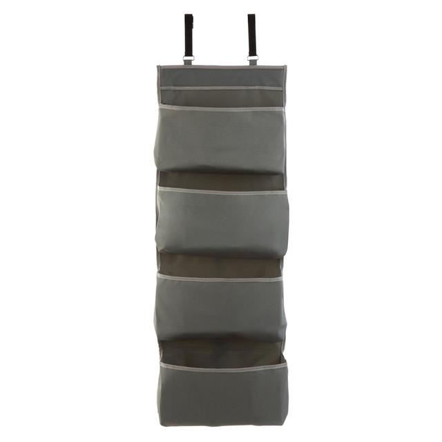 Over Door Hanging Organiser 4 Tier Grey GOODS M&S   