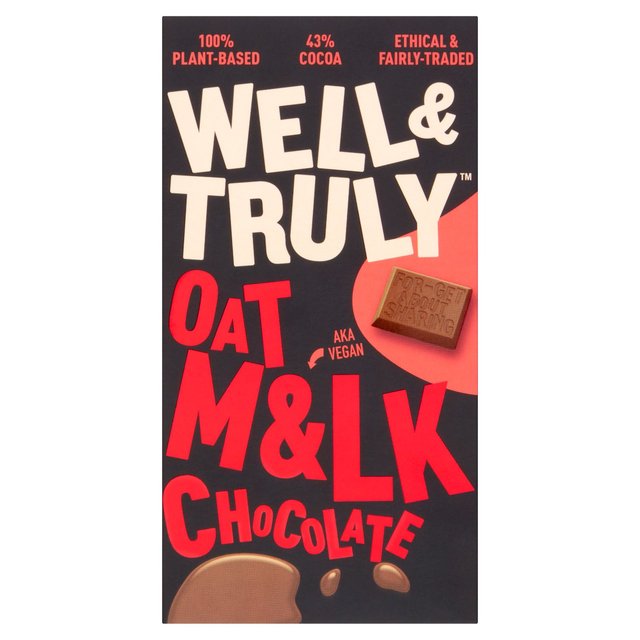 Well&Truly Oat Milk Chocolate   90g