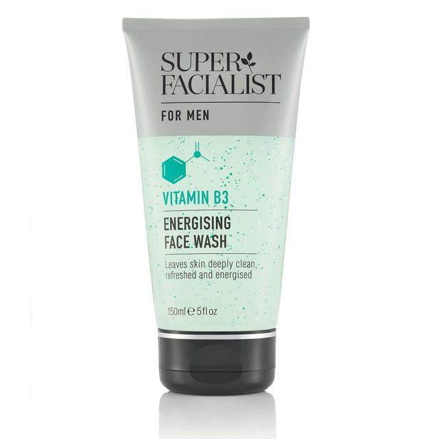 Super Facialist Mens Face Wash Energising with Vitamins B3 & E   150ml GOODS M&S   