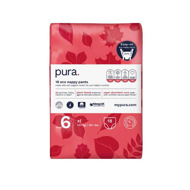 Pura High Performance Eco Nappy Pants Size 6 (14kg+)   18 per pack GOODS M&S   