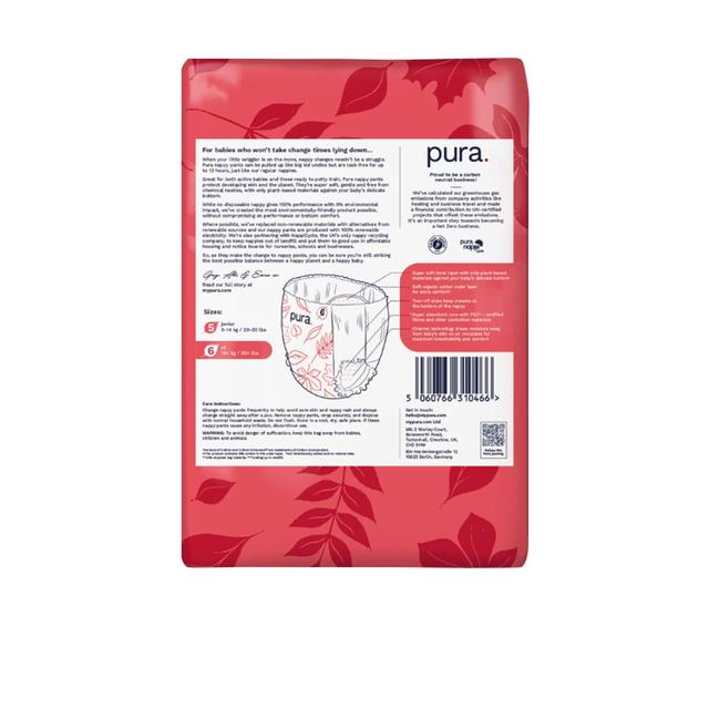 Pura High Performance Eco Nappy Pants Size 6 (14kg+)   18 per pack GOODS M&S   