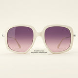 Alexander McQueen Sonnenbrille schwarz Farbverlauf AM0374S (Britische Marke)