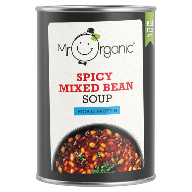 Mr Organic Spicy Mixed Bean Soup   400g GOODS M&S   