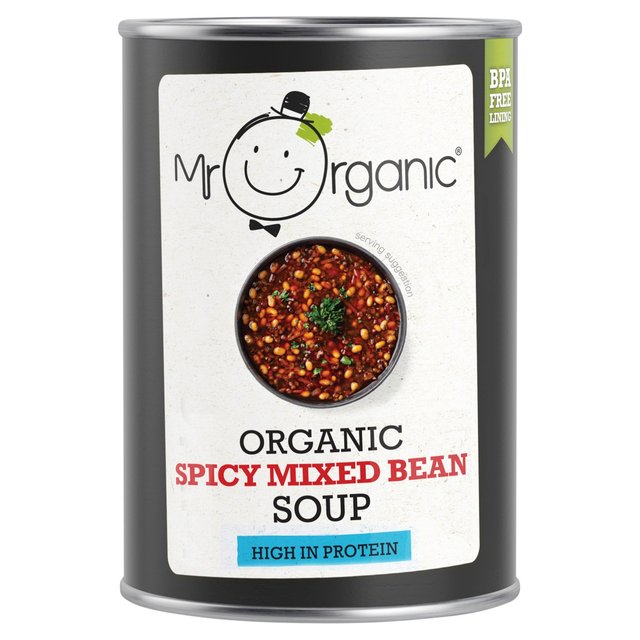 Mr Organic Spicy Mixed Bean Soup   400g