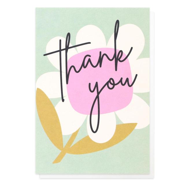 Caroline Gardner Flower Thank You Card Pack   10 per pack