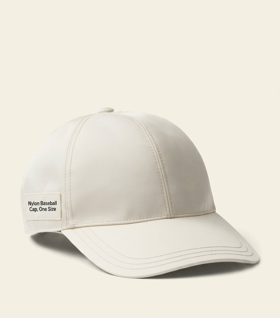 Prada Re-Nylon baseball cap with recycled nylon - British product