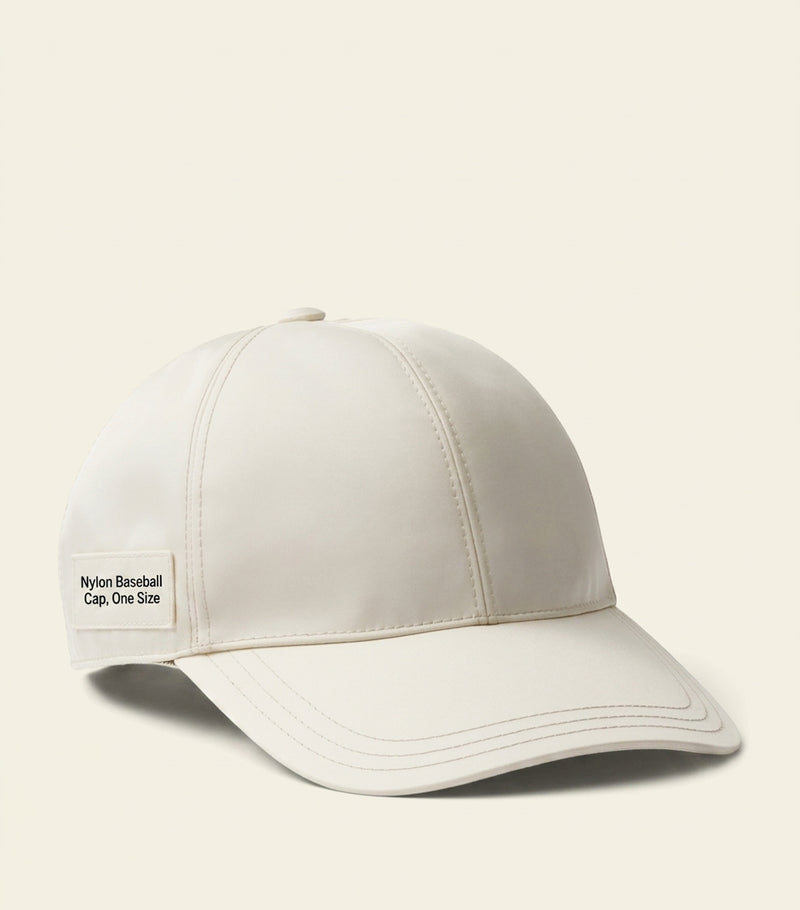 Prada Re-Nylon baseball cap with recycled nylon - British product