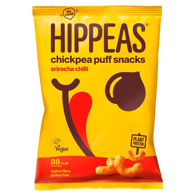 Hippeas Chickpea Puffs - Sriracha Chilli   78g GOODS M&S   