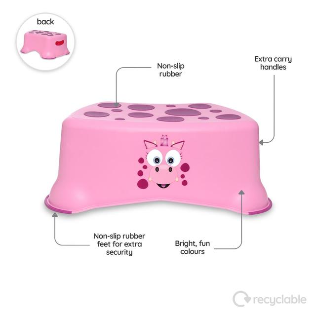 My Carry Potty - My Little Step Stool Pink Dragon