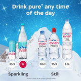 Evian Sparkling Natural Water   1L GOODS M&S   