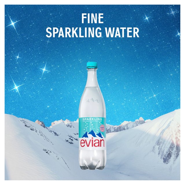 Evian Sparkling Natural Water   1L GOODS M&S   