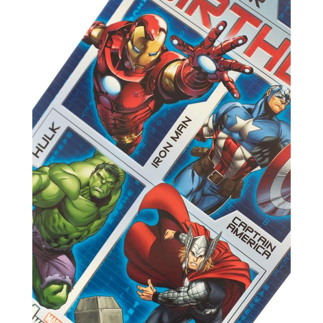 Marvel Avengers Assemble Birthday Card