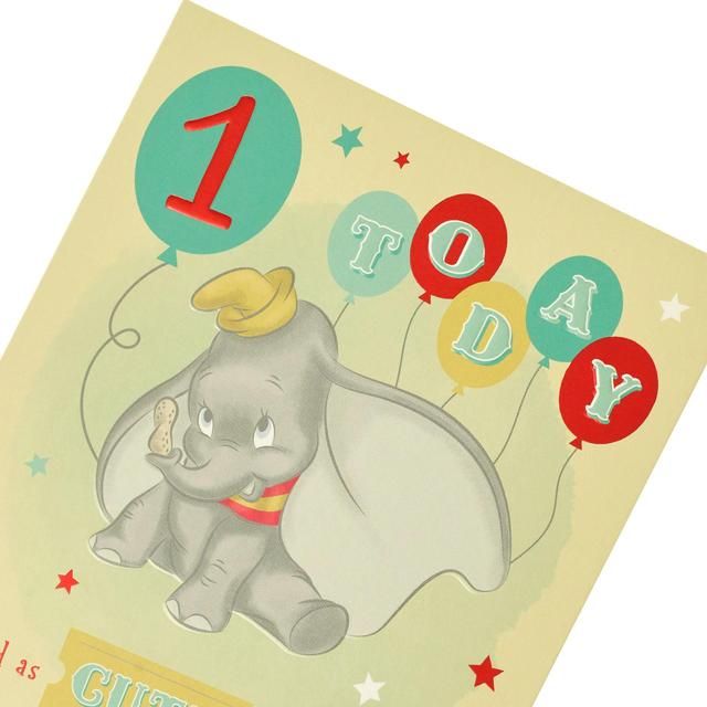 Cute Elephant 1st Birthday Card GOODS M&S   