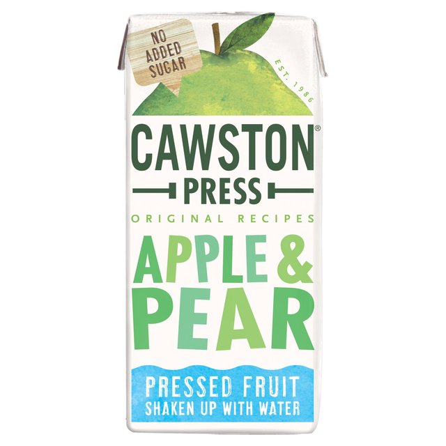 Cawston Press Apple and Pear Juice   18 x 200ml GOODS M&S   