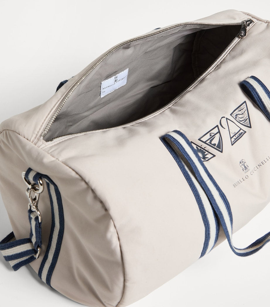 Brunello Cucinelli kids travel bag cotton-nylon blend - British product