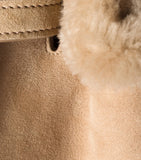 Miu Miu Aventure suede shearling shoulder bag, UK version