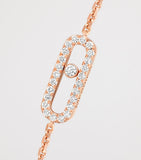 Messika Move Uno pink gold diamond bracelet 0.19ct (British brand)