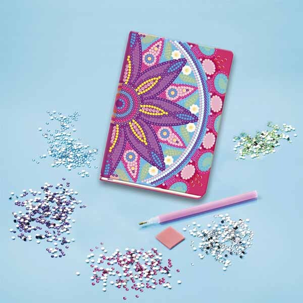 Totum Diamond Paint Notebook Flower Mandala Pink, UK version