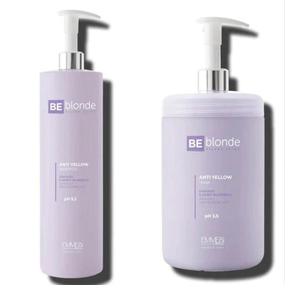 Superdrug Emmebi Be Blonde Anti Yellow Shampoo & Hair Mask Set - 1000ml- Buy online at McGrocer