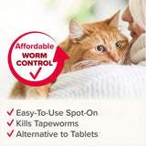 Beaphar WORMclear Worming Spot-On for Cats   6 per pack