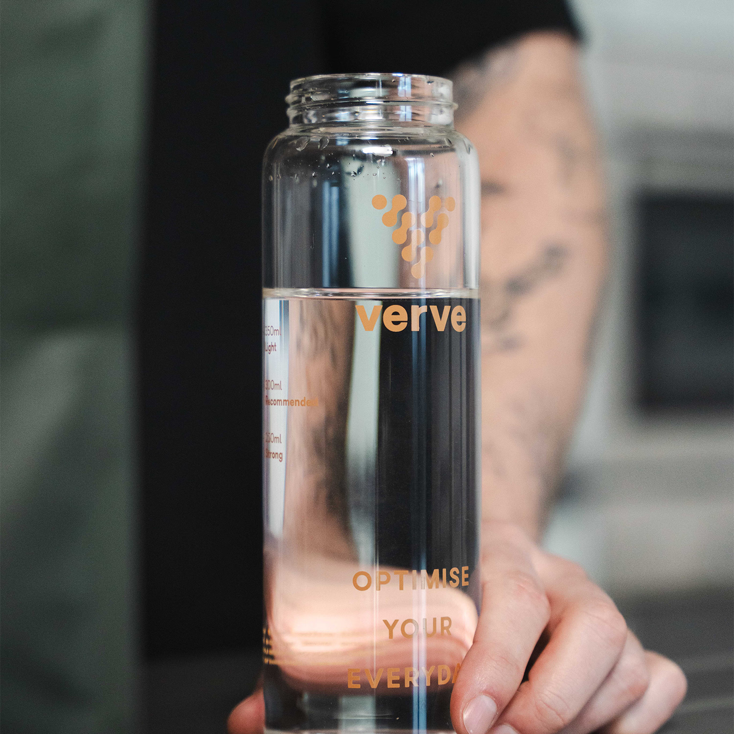 Verve Luxe glass bottle 500ml - British product