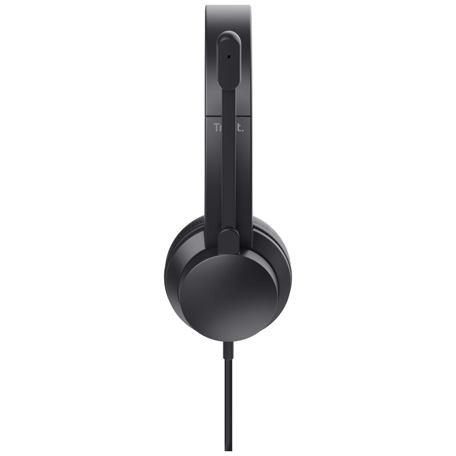 Trust Ayda black on-ear wired headset, UK version