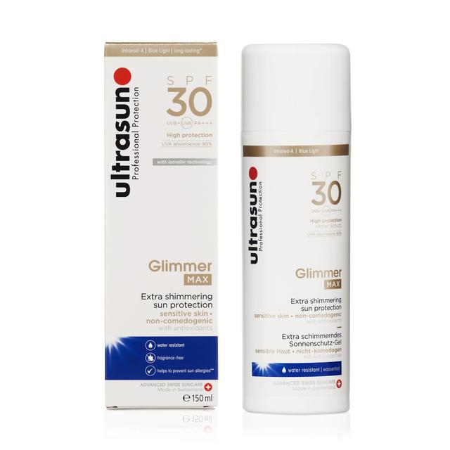 Ultrasun SPF 30 Glimmer Max Shimmering Sunscreen   150ml GOODS M&S   