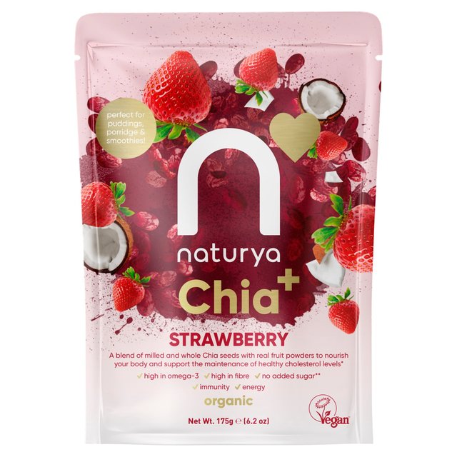 Naturya Organic Strawberry Chia+ Pudding   175g GOODS M&S   