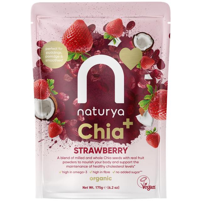 Naturya Organic Strawberry Chia+ Pudding   175g GOODS M&S   