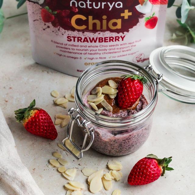 Naturya Organic Strawberry Chia+ Pudding   175g GOODS M&S   