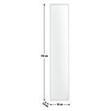 Home Essentials white cheval mirror 150x30cm - British product