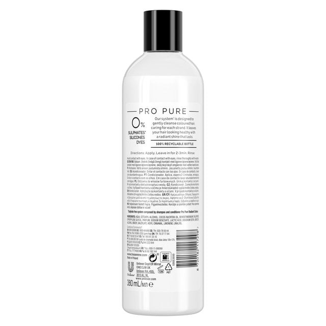 TRESemme Pro Pure Radiant Colour Conditioner   380ml GOODS M&S   