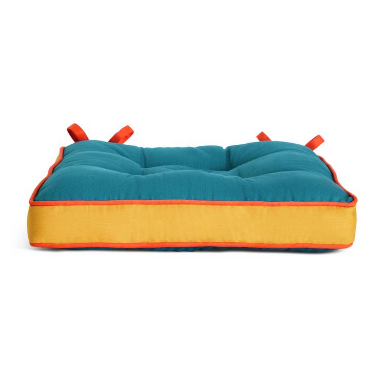Habitat seat cushions blue 40x40cm, imported from the UK