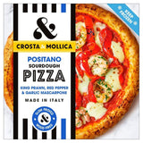 Crosta & Mollica Positano Sourdough Pizza with Prawns & Peppers   486g GOODS M&S   