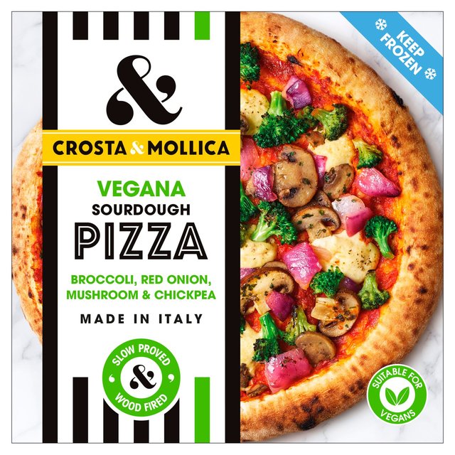 Crosta & Mollica Vegana Sourdough Pizza with Grilled Vegetables   498g GOODS M&S   