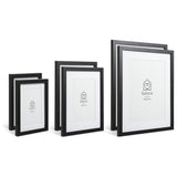 Habitat black picture frames set mixed sizes (British brand)