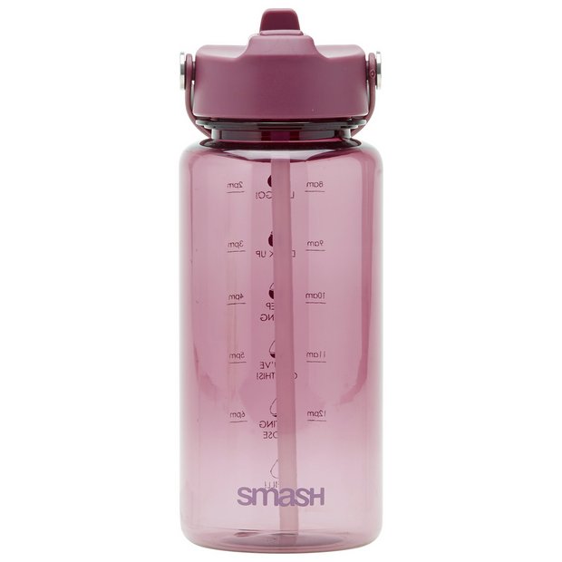 Smash Burgundy Tracker Sipper water bottle 800ml - British product