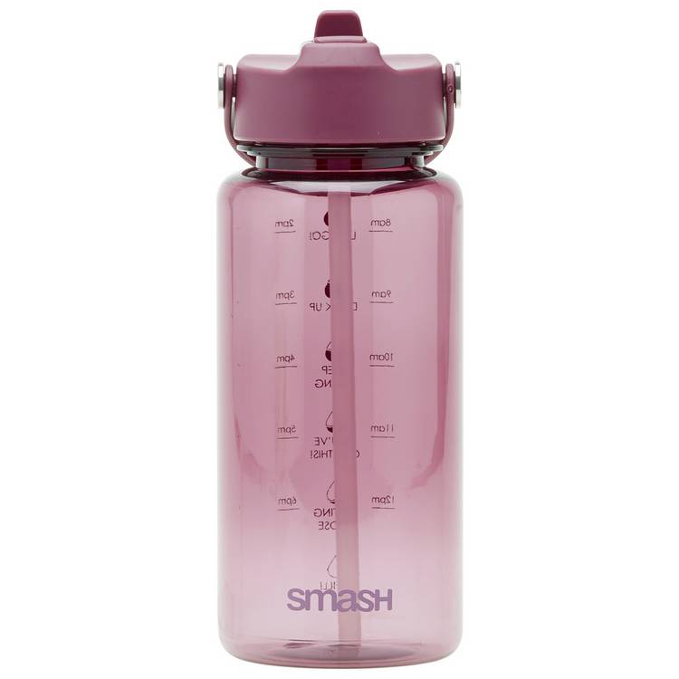 Smash Burgundy Tracker Sipper water bottle 800ml - British product