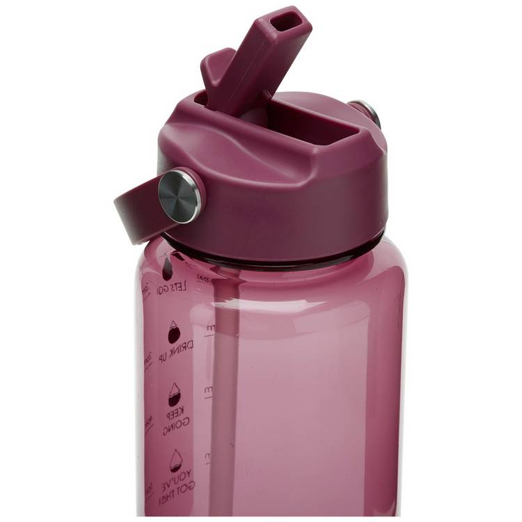 Smash Burgundy Tracker Sipper water bottle 800ml - British product