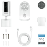 Ring Pan-Tilt indoor security camera white, imported from the UK