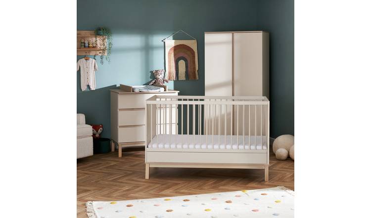 Obaby Astrid 3 Pieces Cot Bed Nursery Set - Satin