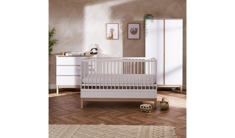 Obaby Astrid 3 Piece Nursery Furniture Set - White