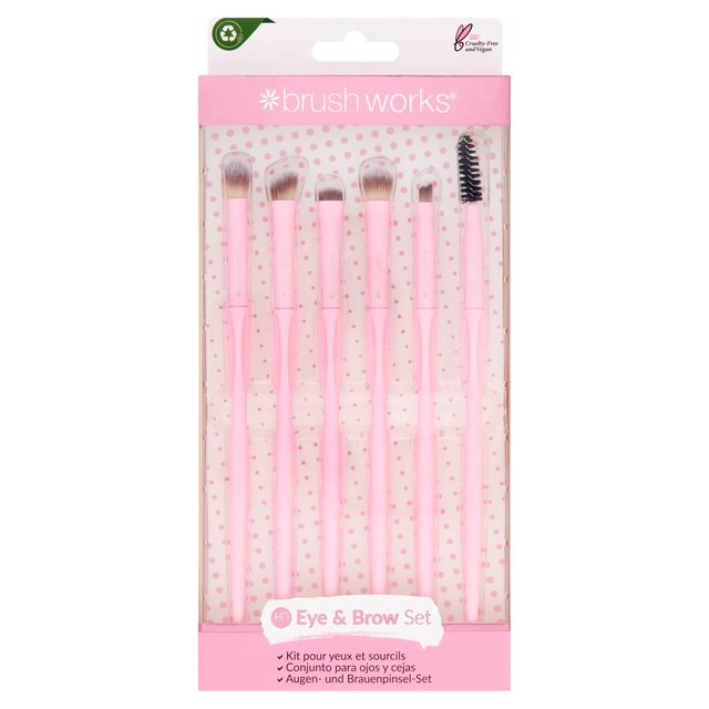 Brushworks HD Eye & Brow Set - 6 Brush Set GOODS M&S   